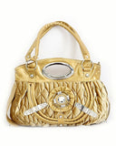 Aunly Light Brown Velvet Handbag For Women