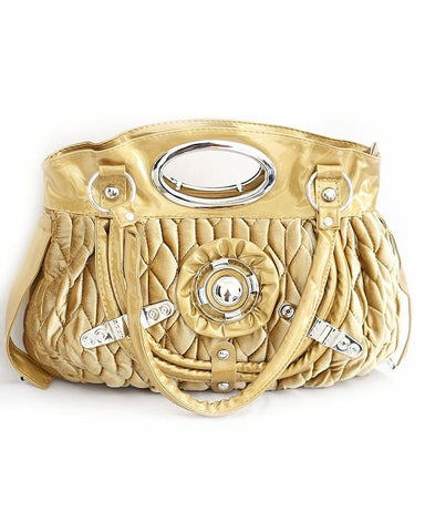 Aunly Light Brown Velvet Handbag For Women